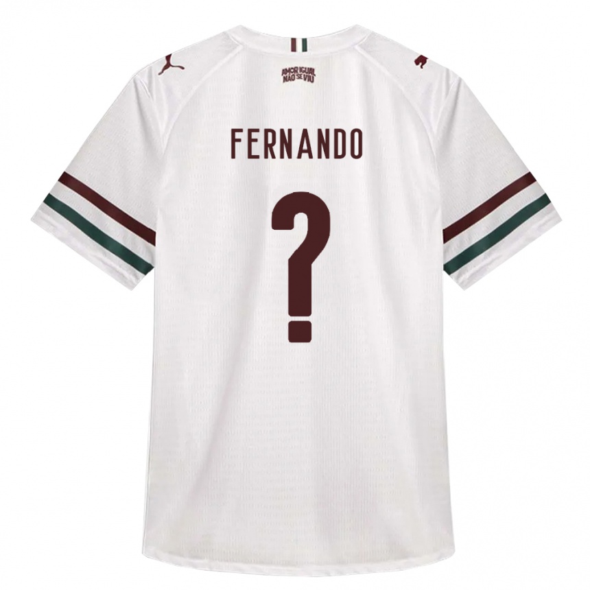 גברים כדורגל Luis Fernando #0 לבן ירוק בורדו הרחק ג'רזי 2026/27 גברים כדורגל Luis Fernando #0 לבן ירוק בורדו הרחק ג'רזי 2026/27
