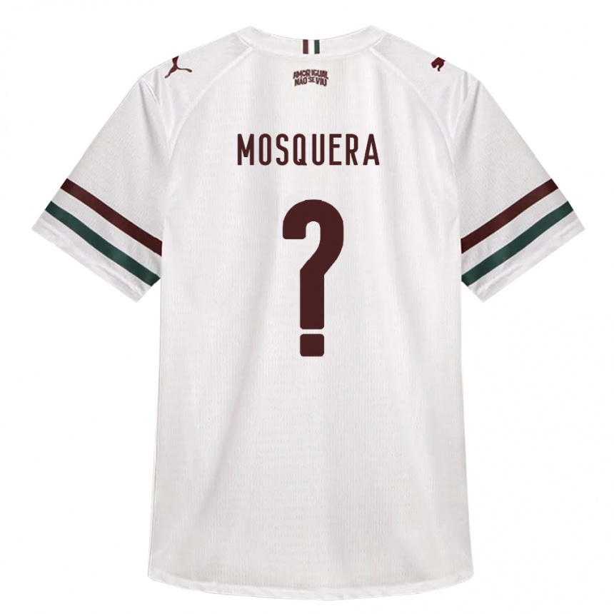 גברים כדורגל Yuleiver Mosquera #0 לבן ירוק בורדו הרחק ג'רזי 2026/27 גברים כדורגל Yuleiver Mosquera #0 לבן ירוק בורדו הרחק ג'רזי 2026/27