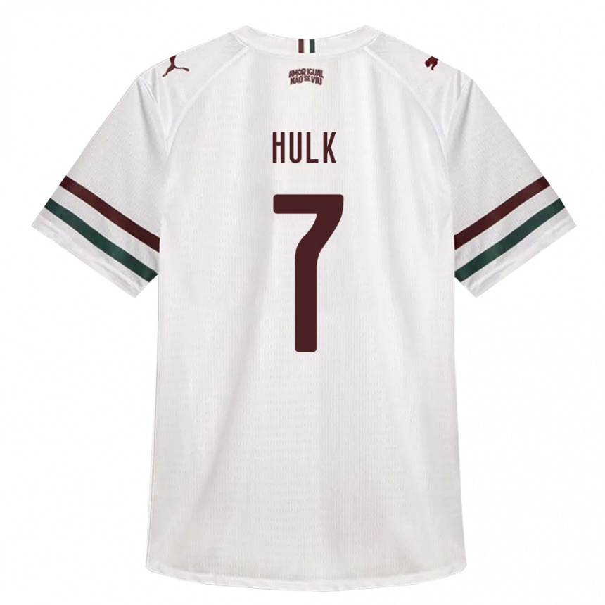 גברים כדורגל Hulk #7 לבן ירוק בורדו הרחק ג'רזי 2026/27 גברים כדורגל Hulk #7 לבן ירוק בורדו הרחק ג'רזי 2026/27
