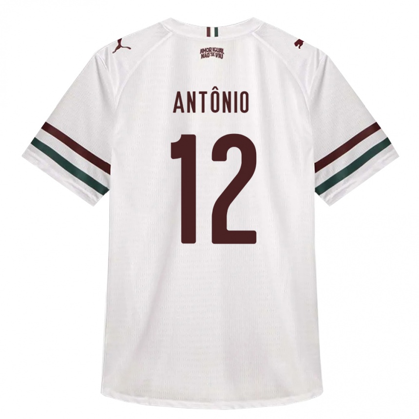 גברים כדורגל Pedro Antônio #12 לבן ירוק בורדו הרחק ג'רזי 2026/27