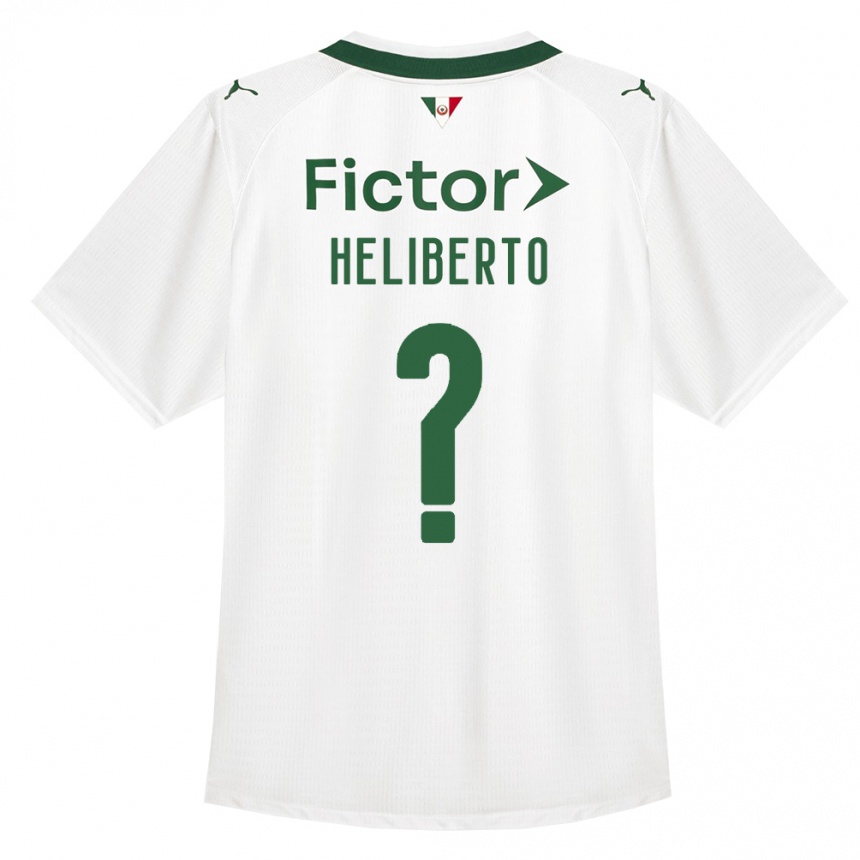 גברים כדורגל Heliberto #0 ירוק לבן הרחק ג'רזי 2026/27