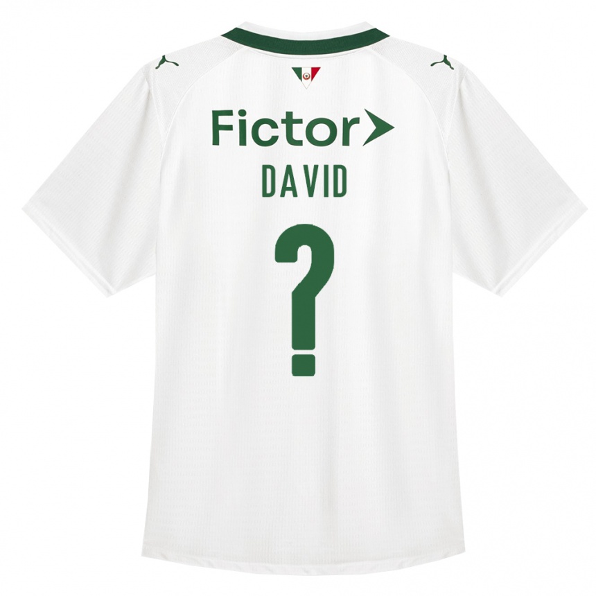 גברים כדורגל David #0 ירוק לבן הרחק ג'רזי 2026/27 גברים כדורגל David #0 ירוק לבן הרחק ג'רזי 2026/27