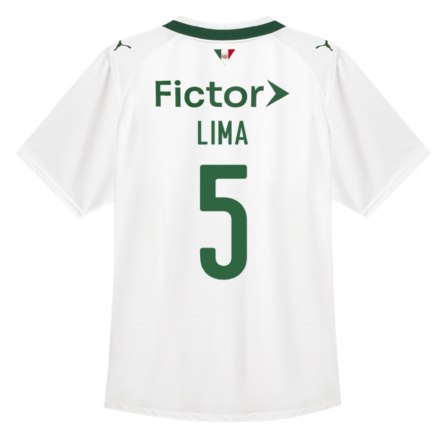 גברים כדורגל Ingryd Lima #5 ירוק לבן הרחק ג'רזי 2026/27