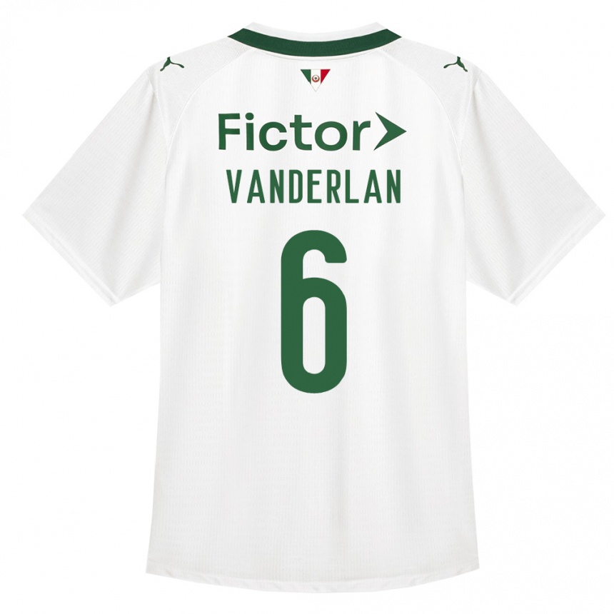 גברים כדורגל Vanderlan #6 ירוק לבן הרחק ג'רזי 2026/27