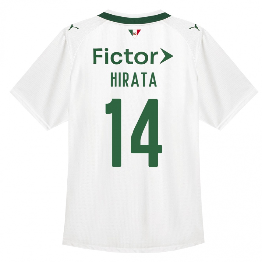 גברים כדורגל Bruna Hirata #14 ירוק לבן הרחק ג'רזי 2026/27