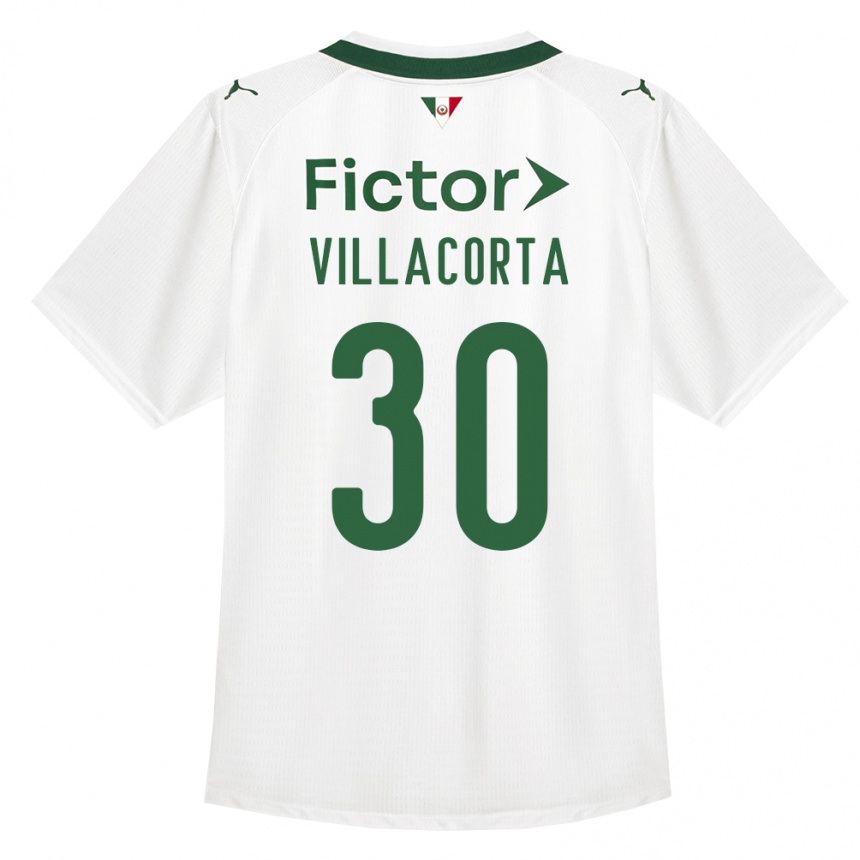גברים כדורגל Rodrigo Villacorta #30 ירוק לבן הרחק ג'רזי 2026/27