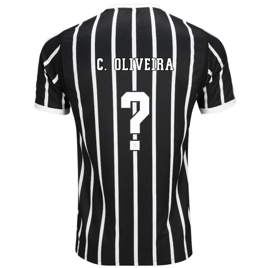 גברים כדורגל Christian Oliveira #0 שחור לבן אדום הרחק ג'רזי 2026/27 גברים כדורגל Christian Oliveira #0 שחור לבן אדום הרחק ג'רזי 2026/27