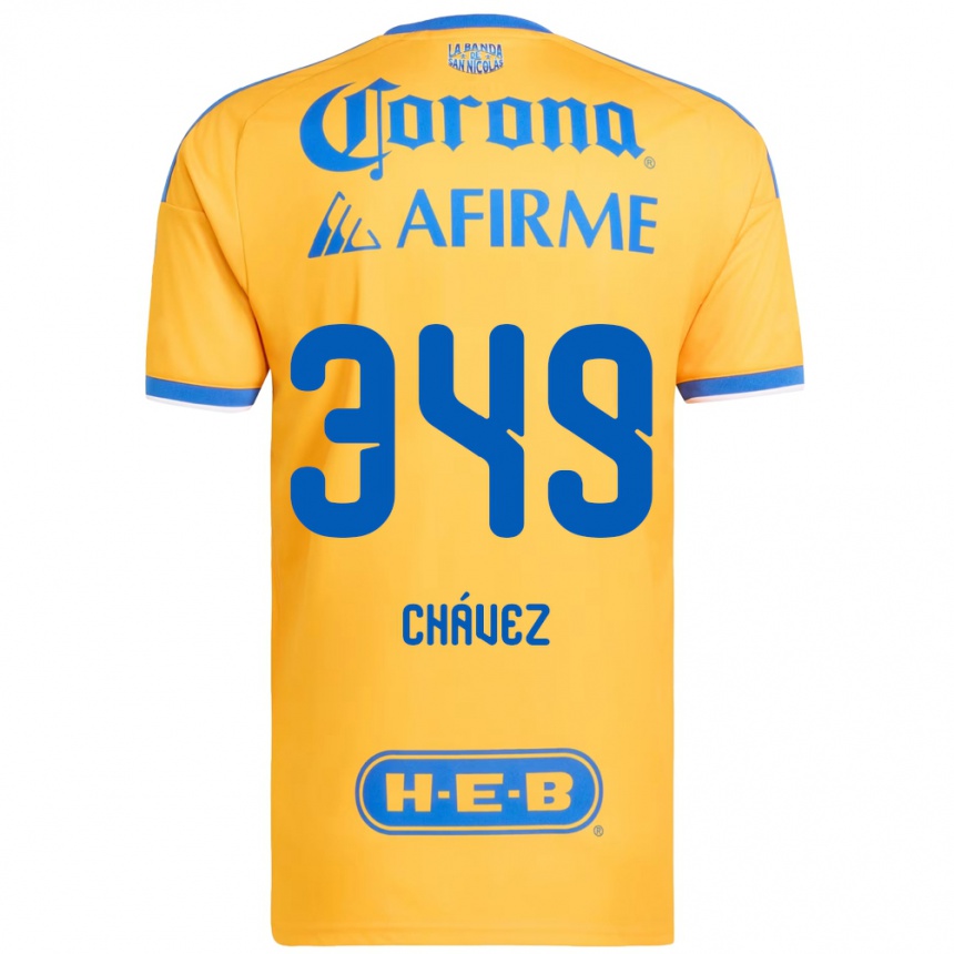 נשים כדורגל Jorge Chávez #349 צהוב כחול ג'רזי ביתית 2026/27 נשים כדורגל Jorge Chávez #349 צהוב כחול ג'רזי ביתית 2026/27