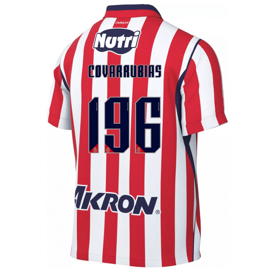 נשים כדורגל Diego Covarrubias #196 אדום לבן ג'רזי ביתית 2026/27
