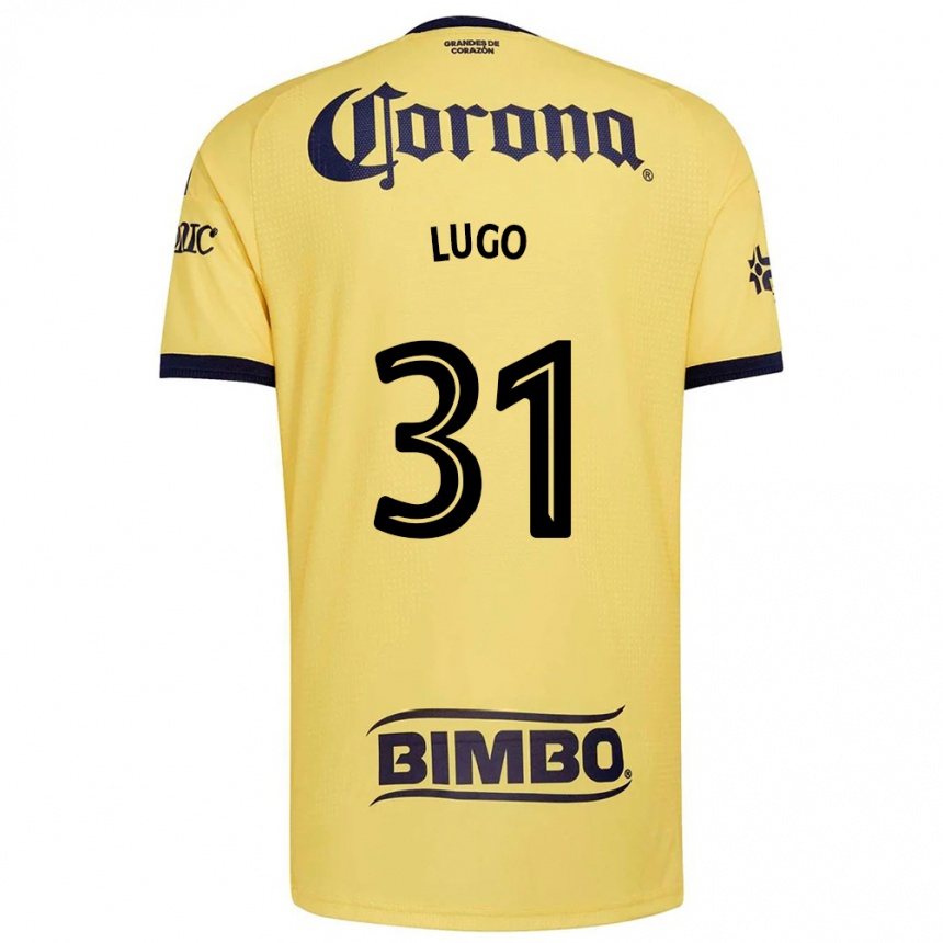 נשים כדורגל César Lugo #31 צהוב אדום שחור ג'רזי ביתית 2026/27