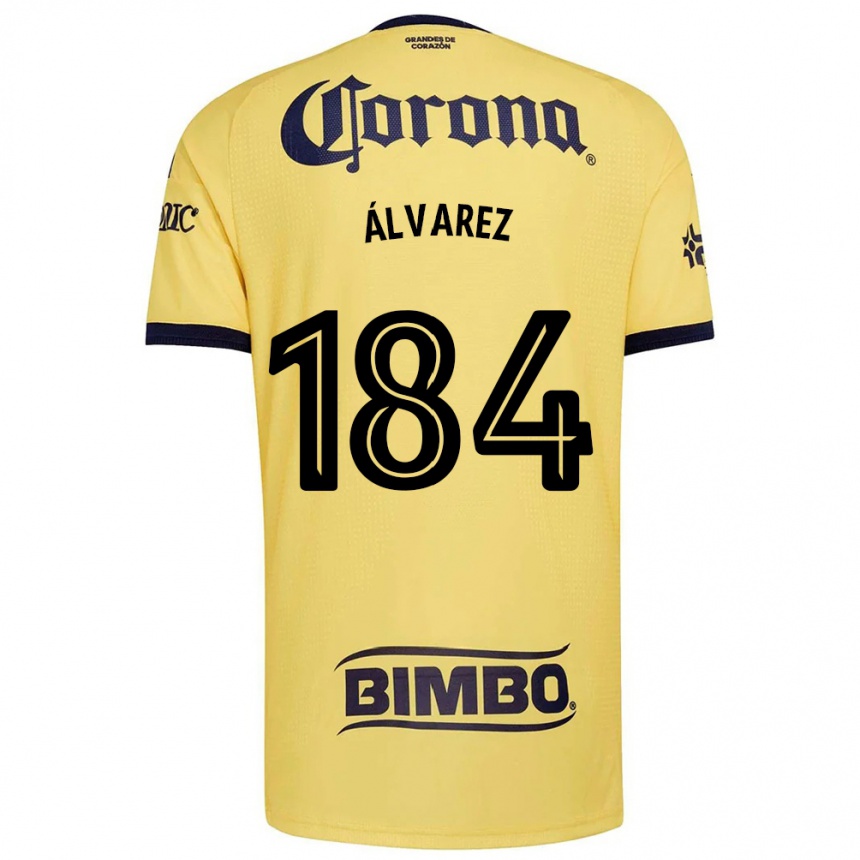 נשים כדורגל Antonio Álvarez #184 צהוב אדום שחור ג'רזי ביתית 2026/27