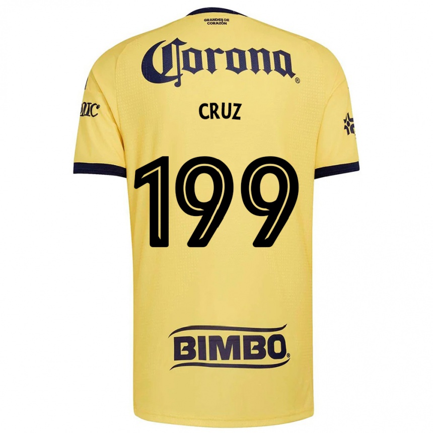 נשים כדורגל Etsgar Cruz #199 צהוב אדום שחור ג'רזי ביתית 2026/27