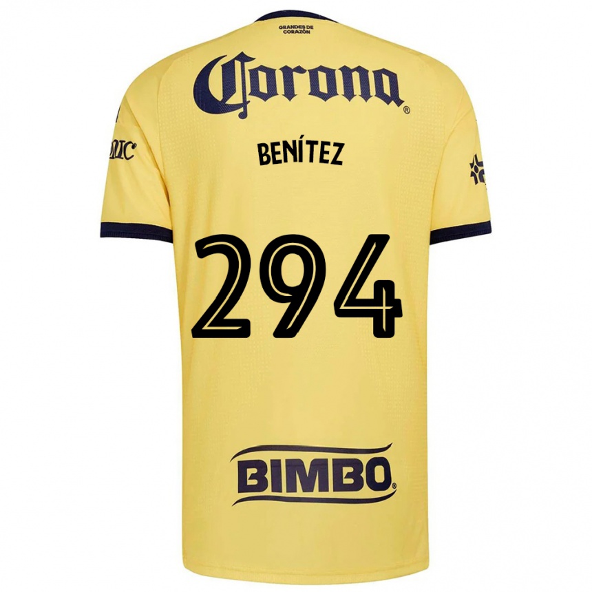 נשים כדורגל Roger Benítez #294 צהוב אדום שחור ג'רזי ביתית 2026/27