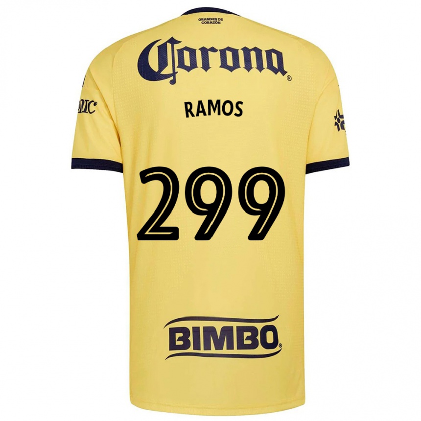 נשים כדורגל Luis Ramos #299 צהוב אדום שחור ג'רזי ביתית 2026/27 נשים כדורגל Luis Ramos #299 צהוב אדום שחור ג'רזי ביתית 2026/27