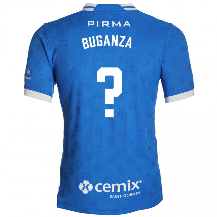 נשים כדורגל Franco Buganza #0 כחול לבן אדום ג'רזי ביתית 2026/27