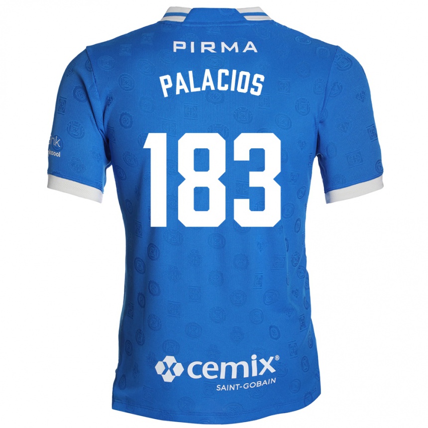 נשים כדורגל Kelvin Palacios #183 כחול לבן אדום ג'רזי ביתית 2026/27