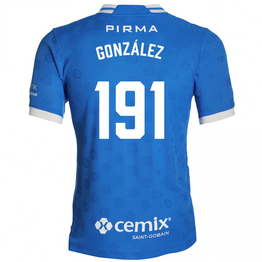נשים כדורגל Alejandro González #191 כחול לבן אדום ג'רזי ביתית 2026/27