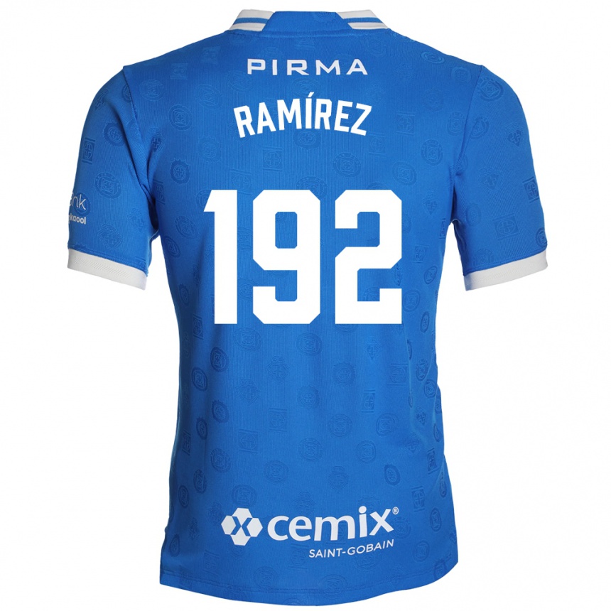 נשים כדורגל Nicolás Ramírez #192 כחול לבן אדום ג'רזי ביתית 2026/27