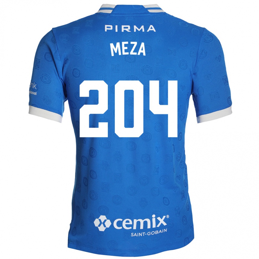 נשים כדורגל Jonathan Meza #204 כחול לבן אדום ג'רזי ביתית 2026/27