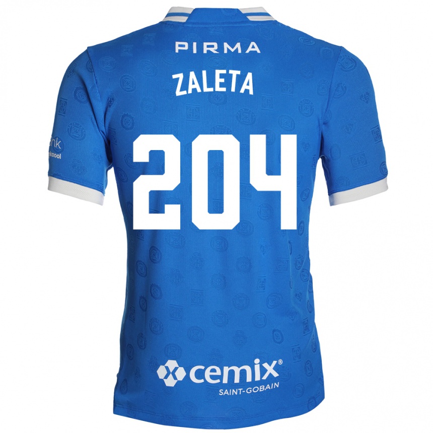 נשים כדורגל Mauro Zaleta #204 כחול לבן אדום ג'רזי ביתית 2026/27