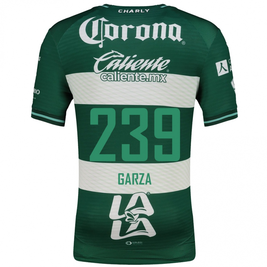נשים כדורגל Esteban Garza #239 ירוק לבן ג'רזי ביתית 2026/27
