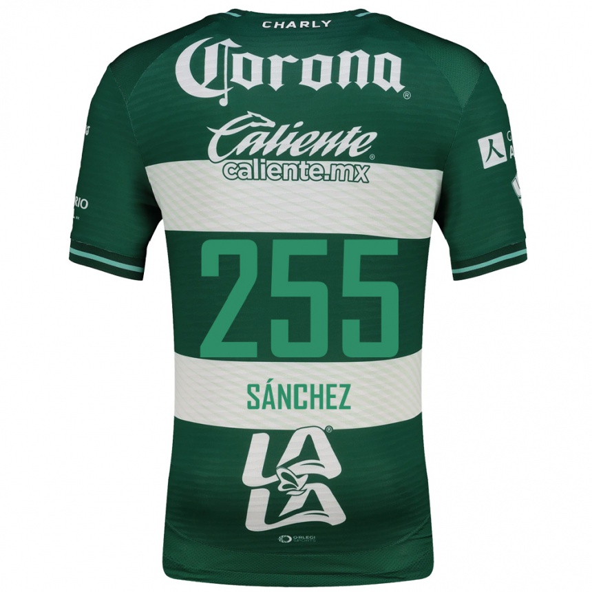 נשים כדורגל Alberto Sánchez #255 ירוק לבן ג'רזי ביתית 2026/27