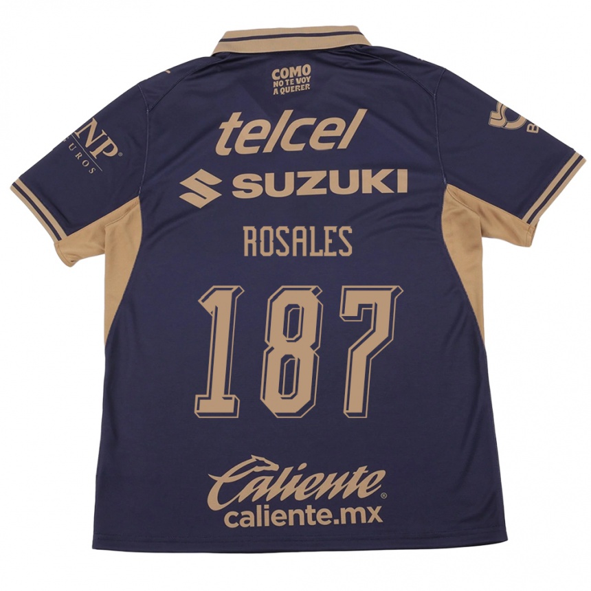 נשים כדורגל Alonso Rosales #187 סגול חום ג'רזי ביתית 2026/27