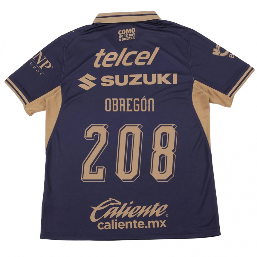 נשים כדורגל Jaime Obregón #208 סגול חום ג'רזי ביתית 2026/27