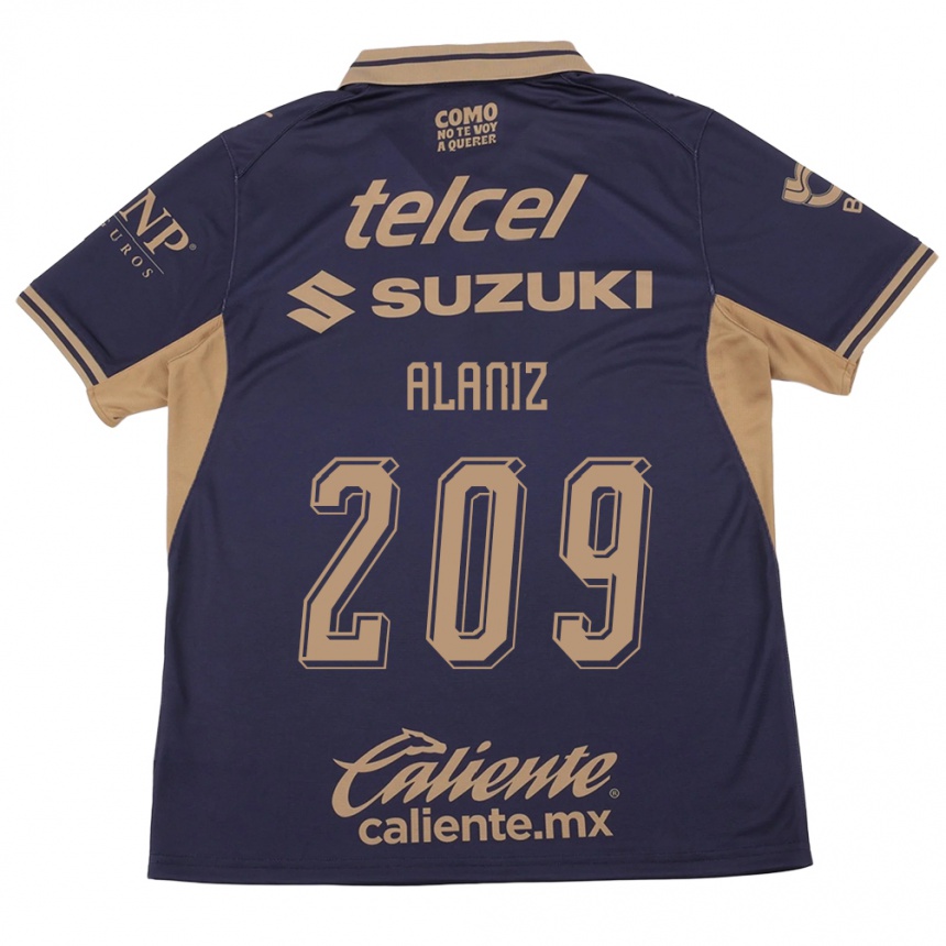 נשים כדורגל Jorge Alaniz #209 סגול חום ג'רזי ביתית 2026/27