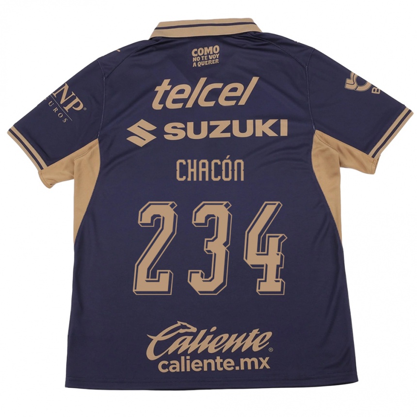 נשים כדורגל Nicolás Chacón #234 סגול חום ג'רזי ביתית 2026/27