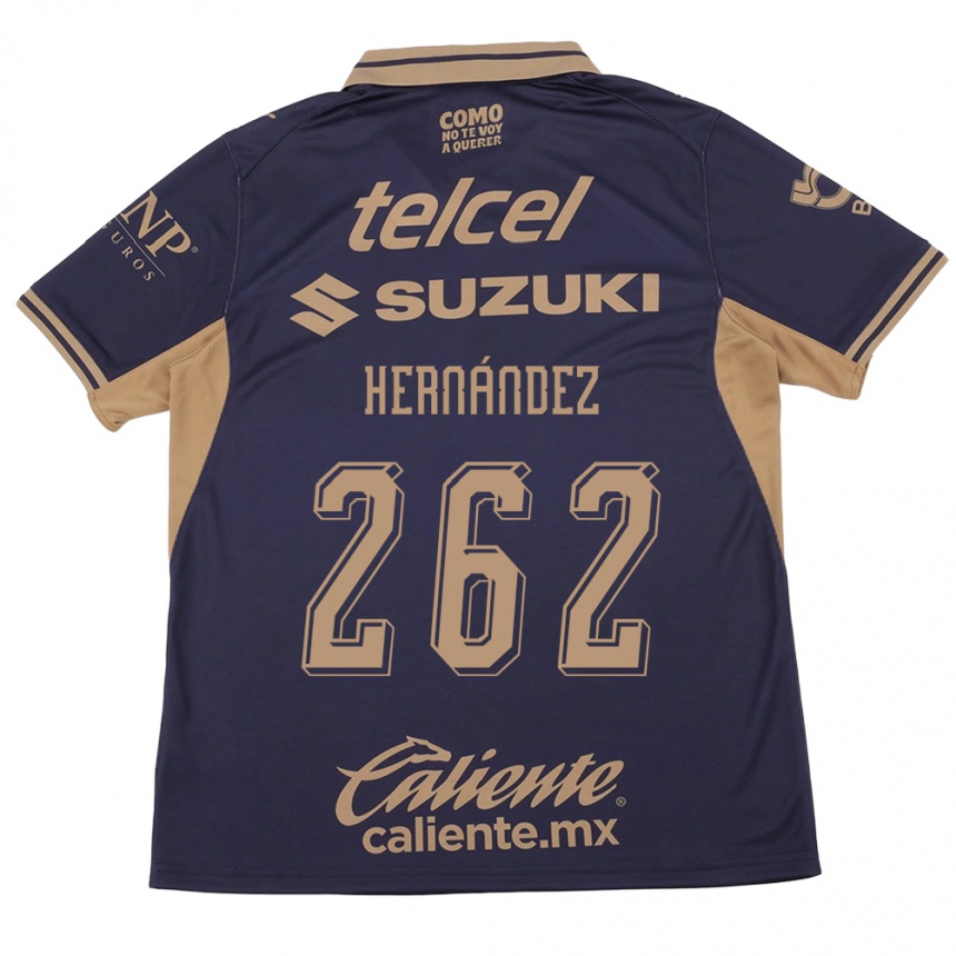 נשים כדורגל Roberto Hernández #262 סגול חום ג'רזי ביתית 2026/27