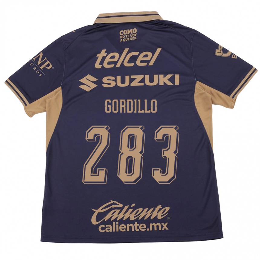 נשים כדורגל Luis Gordillo #283 סגול חום ג'רזי ביתית 2026/27