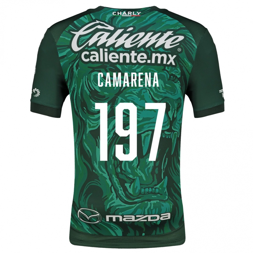 נשים כדורגל Gael Camarena #197 ירוק שחור ג'רזי ביתית 2026/27