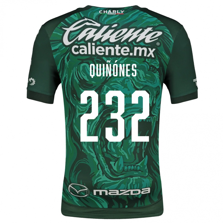 נשים כדורגל Jorge Quiñónes #232 ירוק שחור ג'רזי ביתית 2026/27