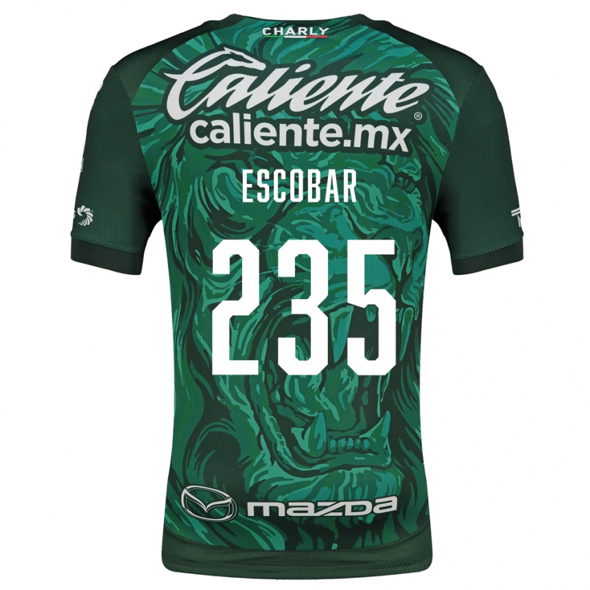 נשים כדורגל Erik Escobar #235 ירוק שחור ג'רזי ביתית 2026/27