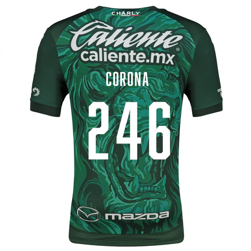 נשים כדורגל Michael Corona #246 ירוק שחור ג'רזי ביתית 2026/27