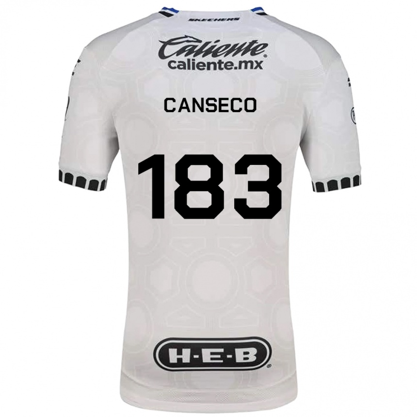 נשים כדורגל Rodrigo Canseco #183 לבן שחור כחול ג'רזי ביתית 2026/27