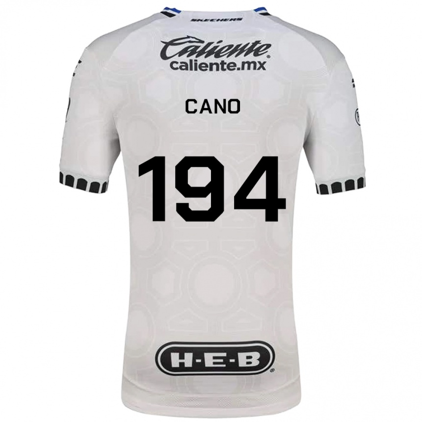 נשים כדורגל Juan Cano #194 לבן שחור כחול ג'רזי ביתית 2026/27