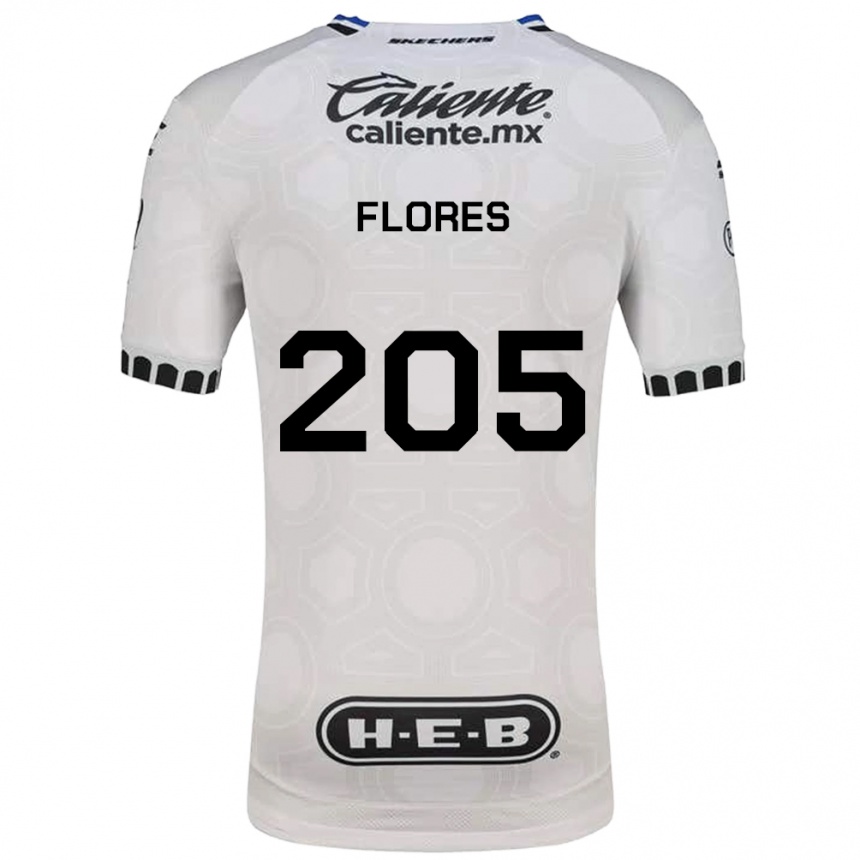 נשים כדורגל Rolando Flores #205 לבן שחור כחול ג'רזי ביתית 2026/27
