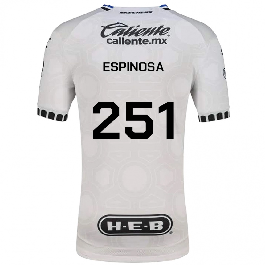 נשים כדורגל Alexis Espinosa #251 לבן שחור כחול ג'רזי ביתית 2026/27