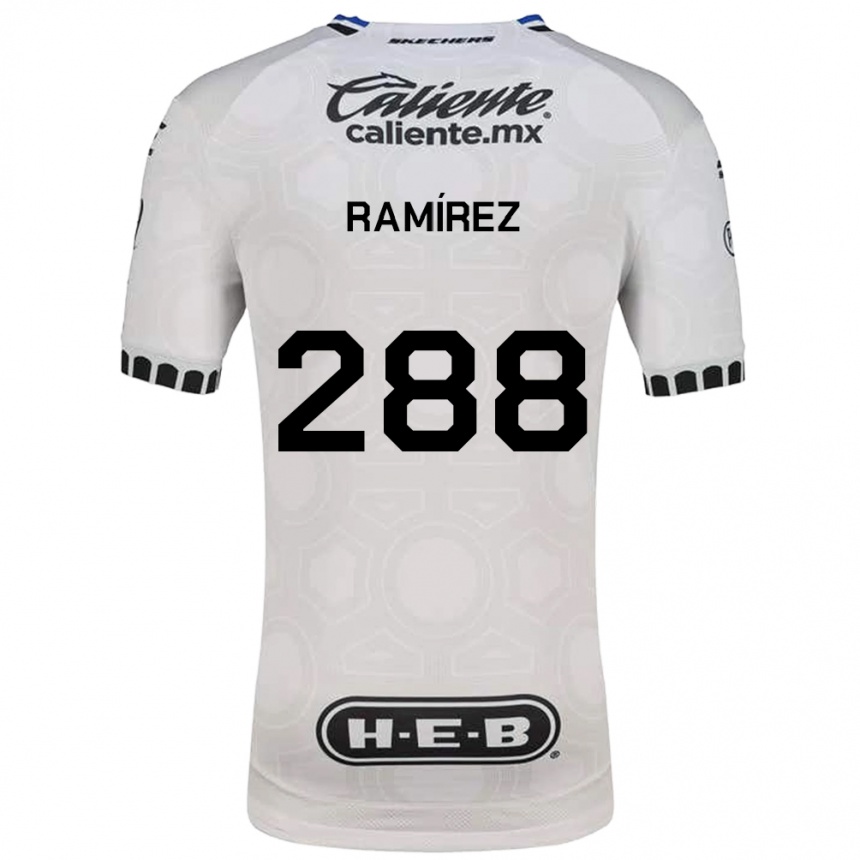 נשים כדורגל Santiago Ramírez #288 לבן שחור כחול ג'רזי ביתית 2026/27