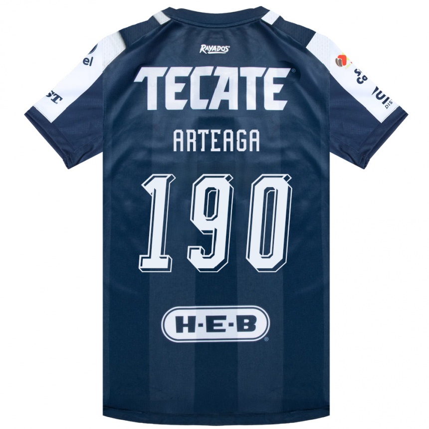 נשים כדורגל Diego Arteaga #190 כחול דיו לבן אדום ג'רזי ביתית 2026/27