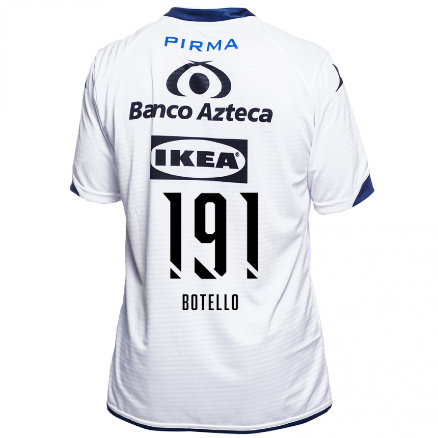 נשים כדורגל Octavio Botello #191 לבן שחור כחול ג'רזי ביתית 2026/27
