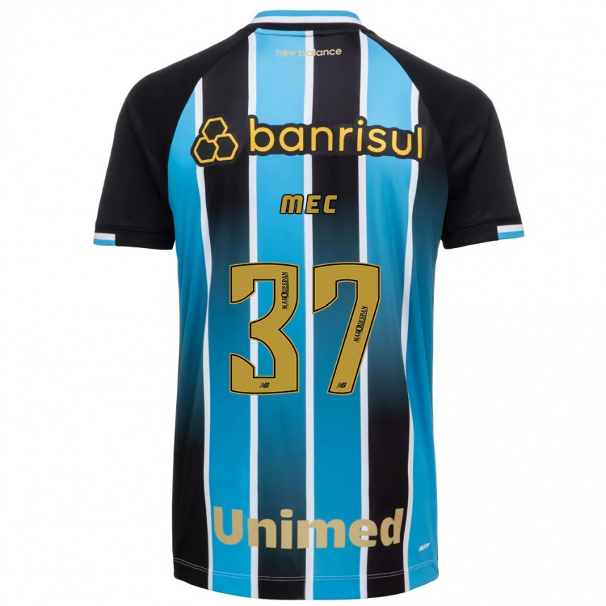 נשים כדורגל Gabriel Mec #37 כחול חום שחור ג'רזי ביתית 2026/27