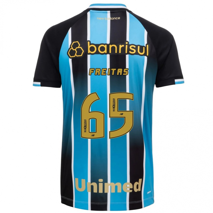 נשים כדורגל Riquelme Freitas #65 כחול חום שחור ג'רזי ביתית 2026/27