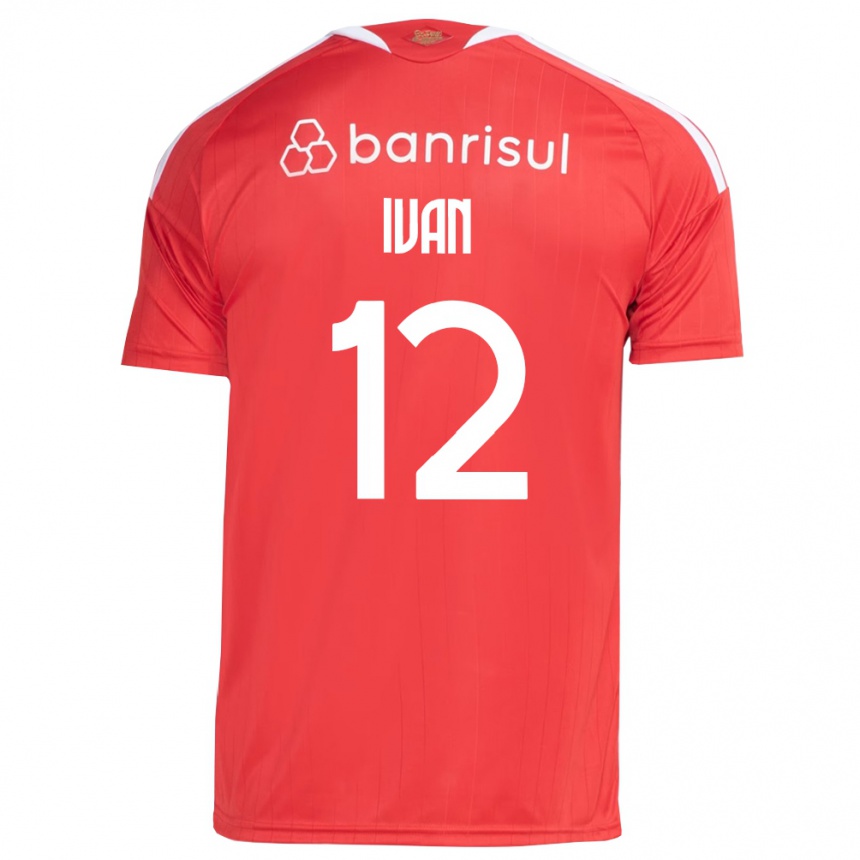 נשים כדורגל Ivan #12 אדום לבן ג'רזי ביתית 2026/27