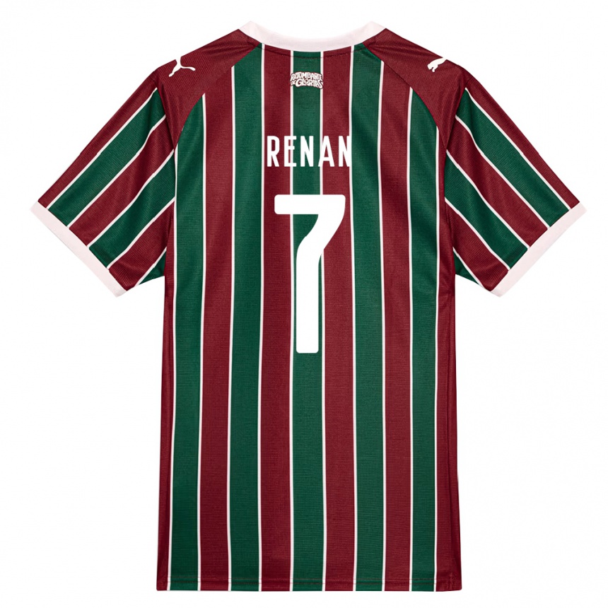 נשים כדורגל Gabriel Renan #7 ירוק בורדו לבן ג'רזי ביתית 2026/27