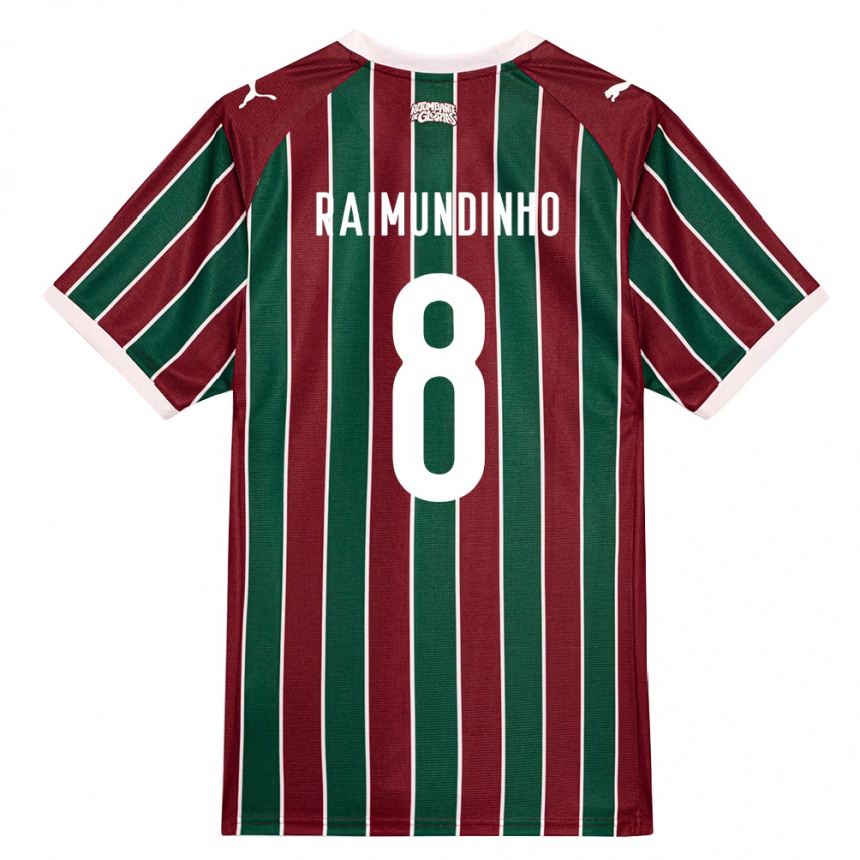 נשים כדורגל Raimundinho #8 ירוק בורדו לבן ג'רזי ביתית 2026/27