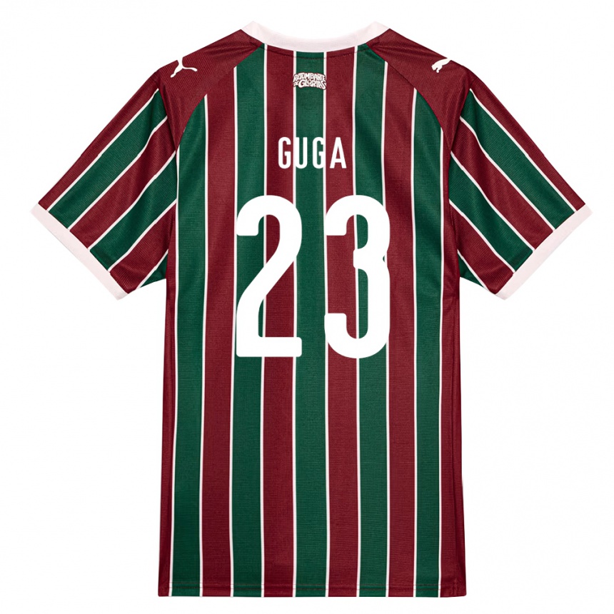 נשים כדורגל Guga #23 ירוק בורדו לבן ג'רזי ביתית 2026/27 נשים כדורגל Guga #23 ירוק בורדו לבן ג'רזי ביתית 2026/27