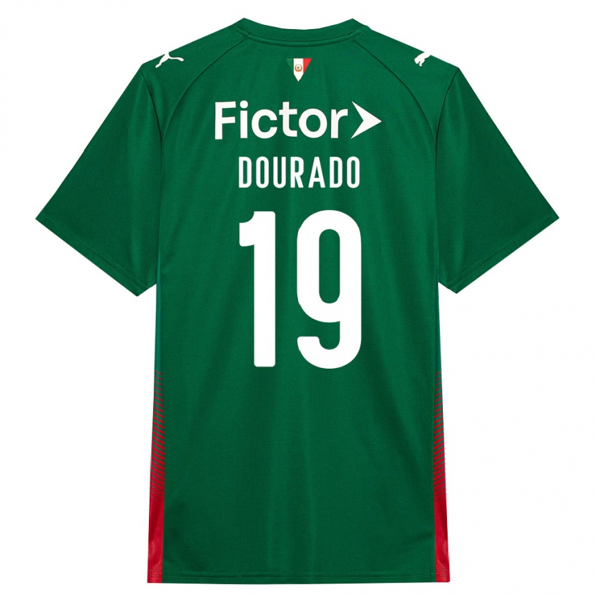 נשים כדורגל Murilo Dourado #19 ירוק אדום לבן ג'רזי ביתית 2026/27 נשים כדורגל Murilo Dourado #19 ירוק אדום לבן ג'רזי ביתית 2026/27